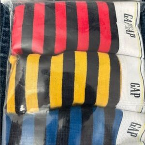 GAP Striped Boxer Brief Underwear;  size Large (10); multicolor striped